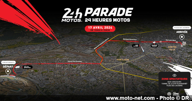  Les 24 Heures Motos 2024 : une parade et moins de pétarades