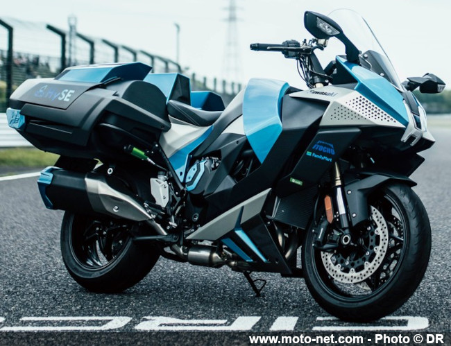 Kawasaki a fait rouler sa moto à hydrogène aux 8 Heures de Suzuka 2024
