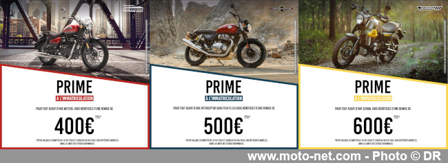  Royal Enfield joue les prolongations sur la prime à l'immat 