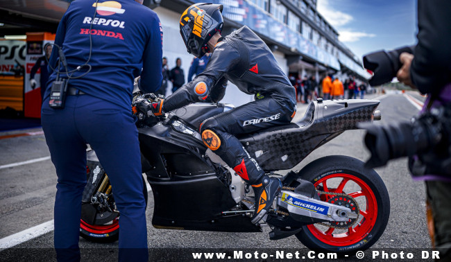 Premières photos et interview de Luca Marini, pilote Honda Repsol