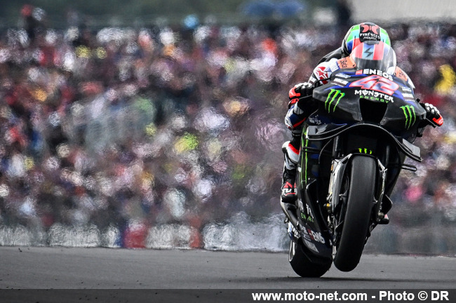  De nouvelles ailettes sur les Yamaha M1 de Quartararo et Rins  