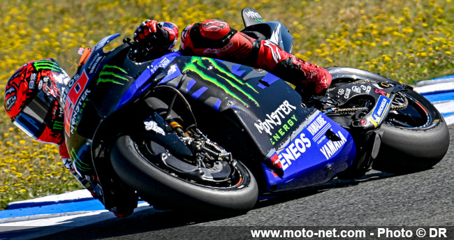  Quartararo et Zarco bossent - dans le - dur aux tests de Jerez 2024