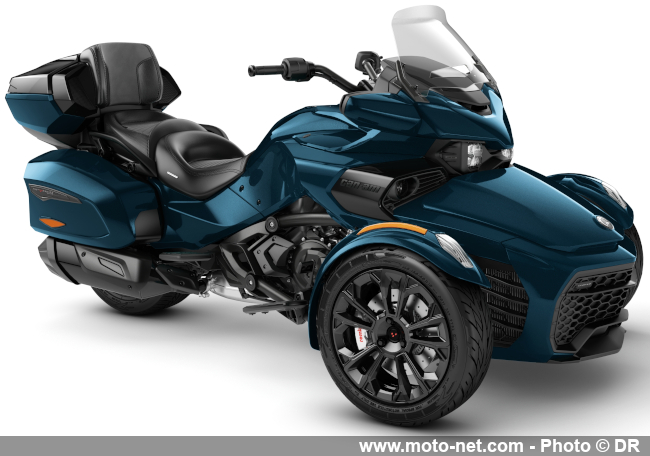 Petites évolutions et grand écran tactile pour les Can-Am Spyder 2024 