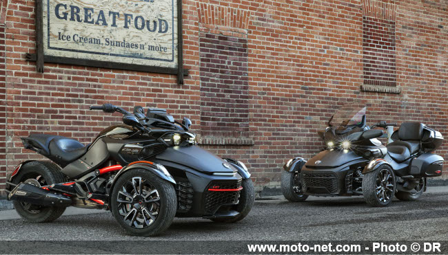 Petites évolutions et grand écran tactile pour les Can-Am Spyder 2024 