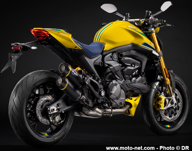 341 Monster Senna célèbrent le regretté Ayrton, fan de Ducati 