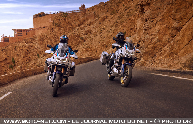 Les Africa Twin 1100 standard et Adventure Sports évoluent encore pour 2024 