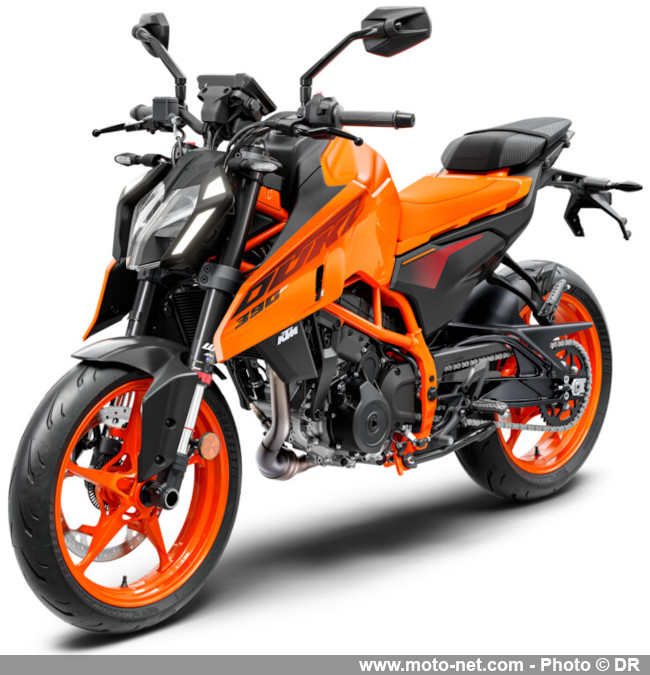 KTM refond ses petits roadsters 125 et 390 Duke pour 2024 