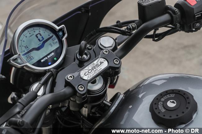 Moto Guzzi présente sa petite sportive V7 Stone Corsa 