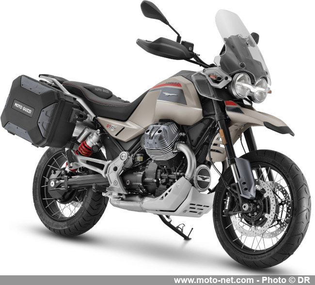 Distribution variable et configuration route pour la Moto Guzzi V85 