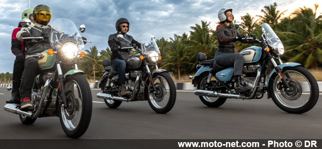 Nouvelle Meteor 350 Aurora et future Himalayan électrique chez Royal Enfield 