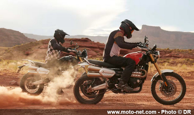 Triumph présente ses nouveaux Scrambler 1200 X et XE 2024 