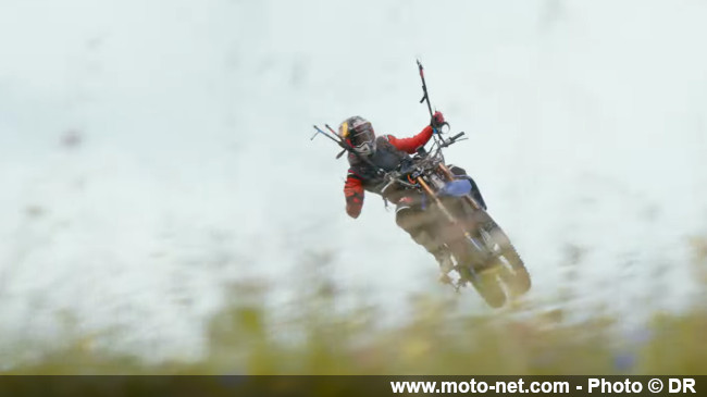 Vidéo moto : Tom Pagès s'envole avec sa Yamaha, pour de bon !