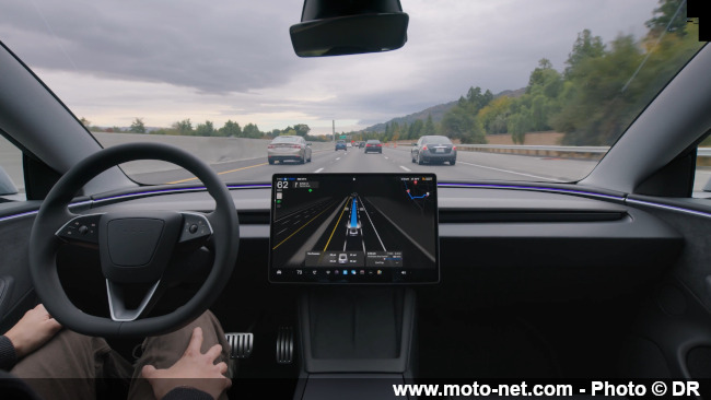 Les motards d'Europe bientôt exp(l)osés aux Tesla autonomes ? Les motards d'Europe bientôt exp(l)osés aux Tesla autonomes ?