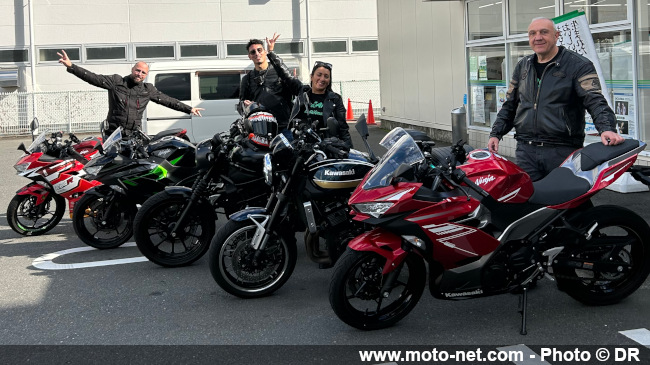 Kawasaki La Défense et ses clients posent les roues au Japon