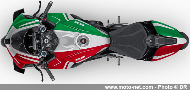 Des Panigale V4 Tricolore et Diavel V4 noir et jaune chez Ducati