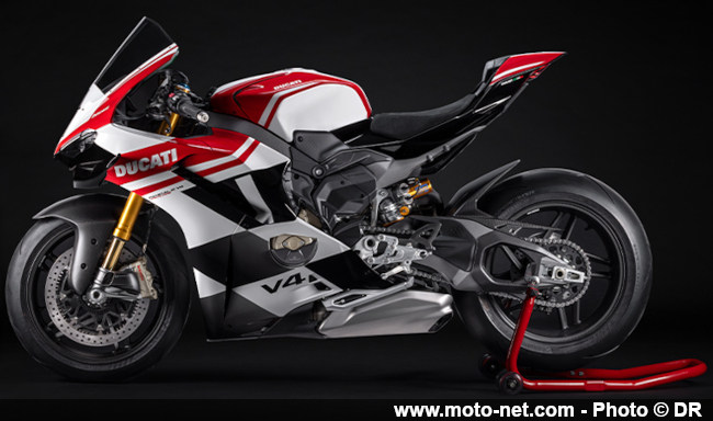 Des Panigale V4 Tricolore et Diavel V4 noir et jaune chez Ducati