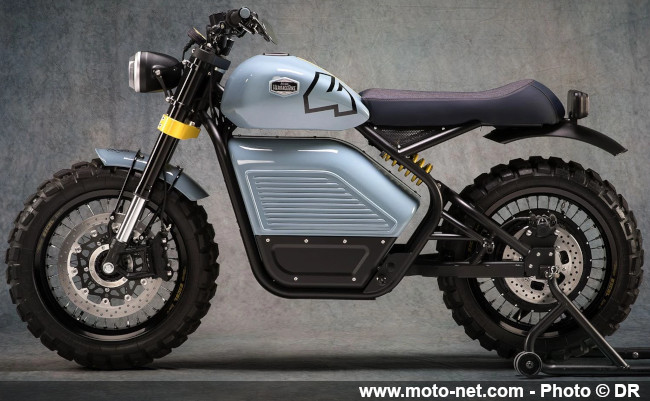 Une moto électrique française dans l'inspi de la Renaut 4 E-Tech 