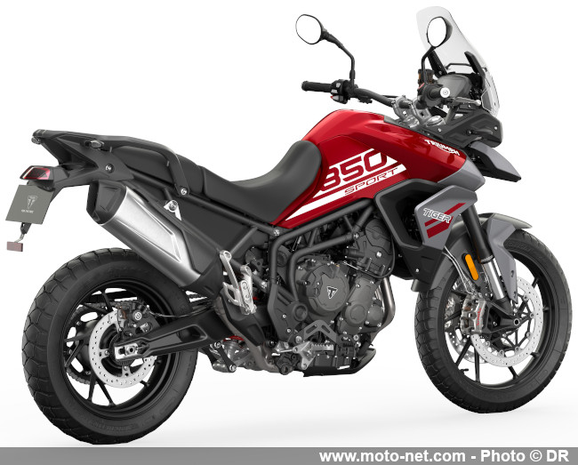 Quelques Speed Triple RR Breitling et plein de coloris 2025 chez Triumph 