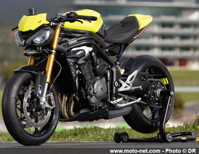 Triumph augmente la mise avec son inédite Speed Triple 1200 RX 