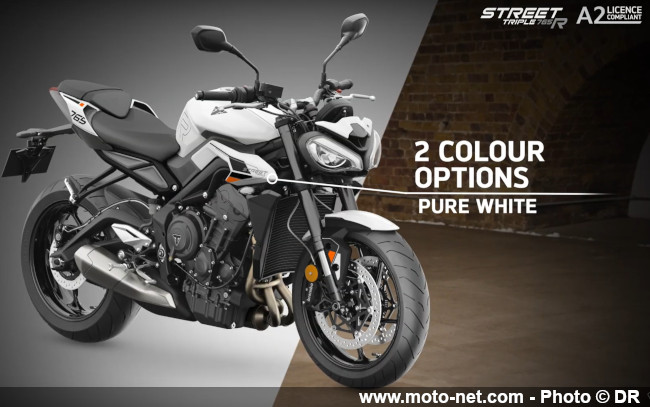 Triumph propose sa Street Triple 765 R ''A2'' aux nouveaux motards !