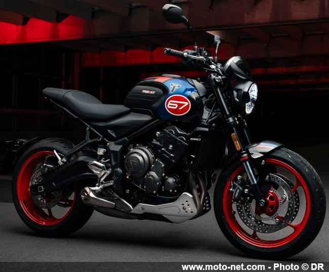 Triumph lance le remake - réussi ! - de la Trident Triple Tribute