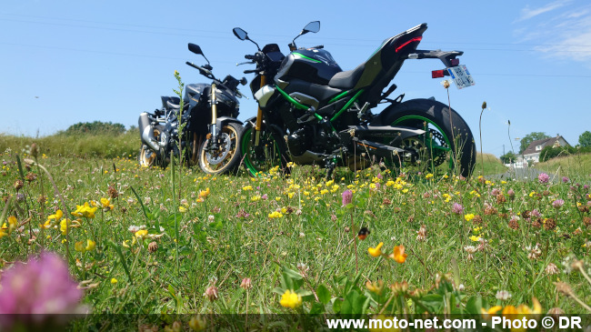 Conduire sa moto en tongs, short et tee-shirt, c'est trop chaud… 