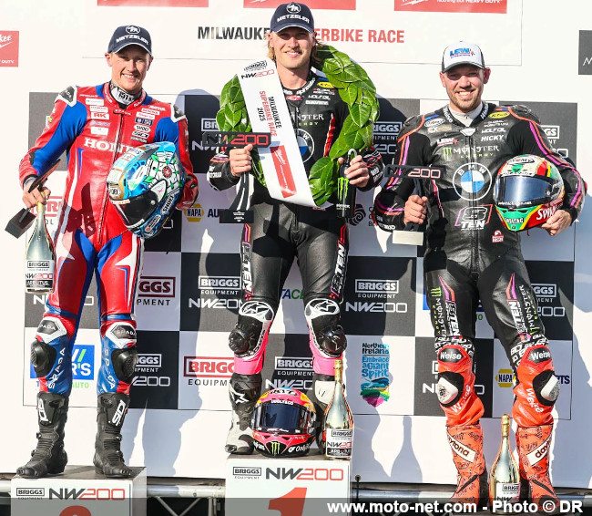 Victoires de Dunlop et Todd en ouverture de la NW200 2025