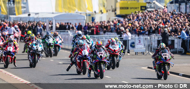 Grosses bastons à la NW200 2025, petite tension avant le TT
