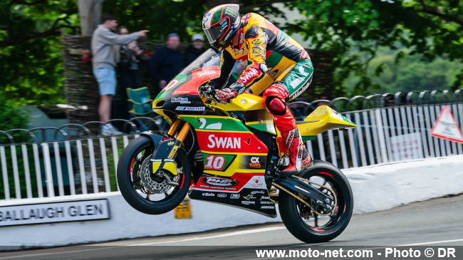 Dunlop et Todd pressés par Harrison, Hickman forfait au Tourist Trophy 