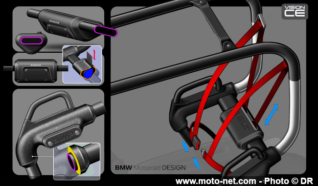 BMW Motorrad dévoile sa rétro-vision du scooter à conduire sans casque 