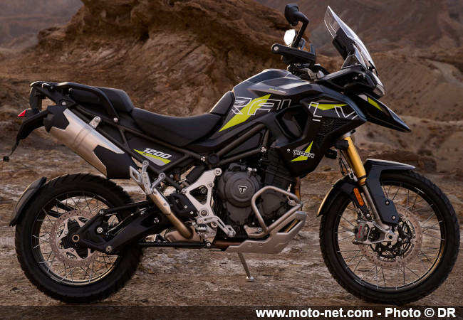 Éditions spéciales Alpine ou Desert sur les Triumph Tiger 900 et 1200 