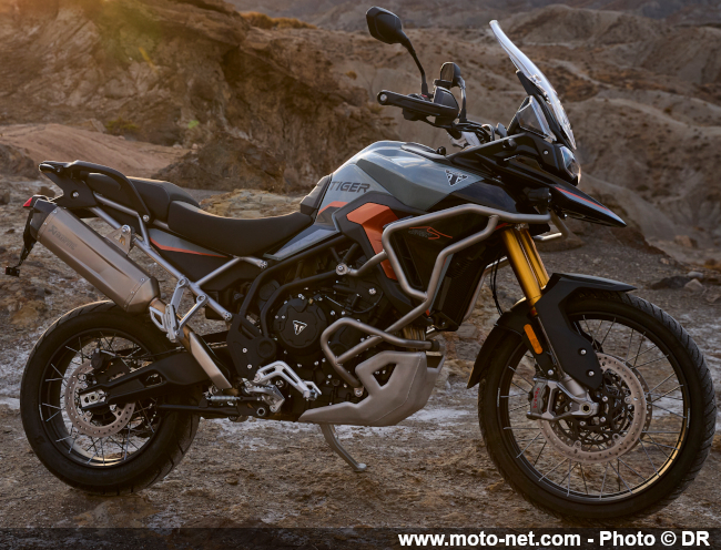 Éditions spéciales Alpine ou Desert sur les Triumph Tiger 900 et 1200 