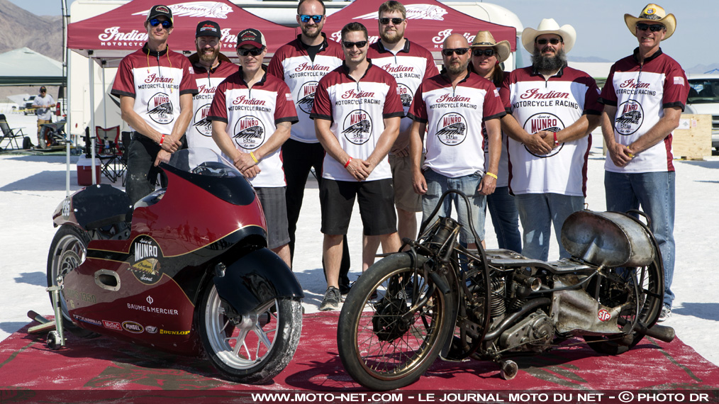 Bonneville Speed Week 2017 : Indian et Munro réunis, 50 ans plus tard