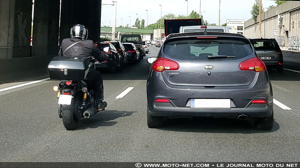 La circulation interfiles enseignée au permis moto… dans 21 départements