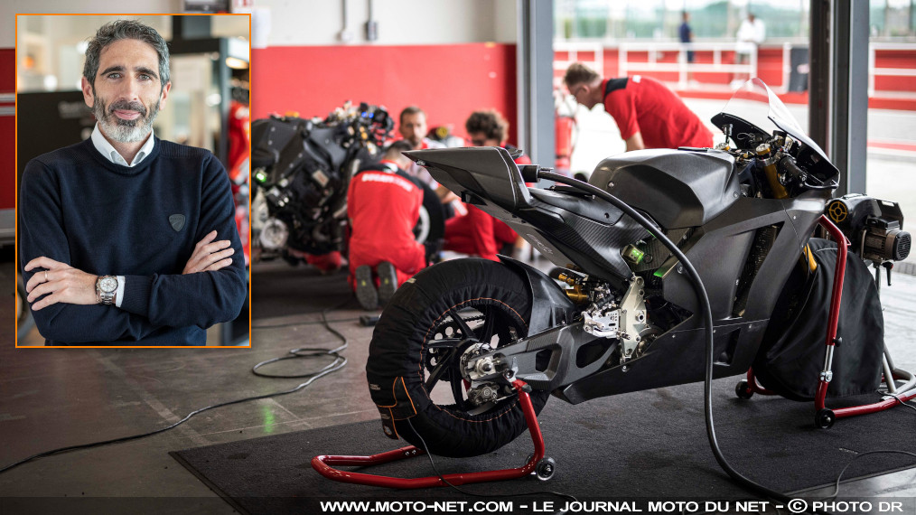 Interview exclusive Ducati : MotoE en 2023, moto électrique en 2027-2028, etc.