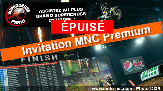 MNC vous invite au Supercross de Paris 2019