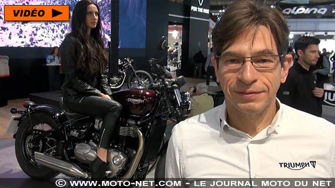 Interview vidéo : les nouveautés Triumph 2017 avec Jean-Luc Mars