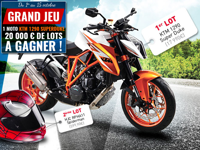 Gagnez une KTM 1290 Super Duke avec Dafy Moto