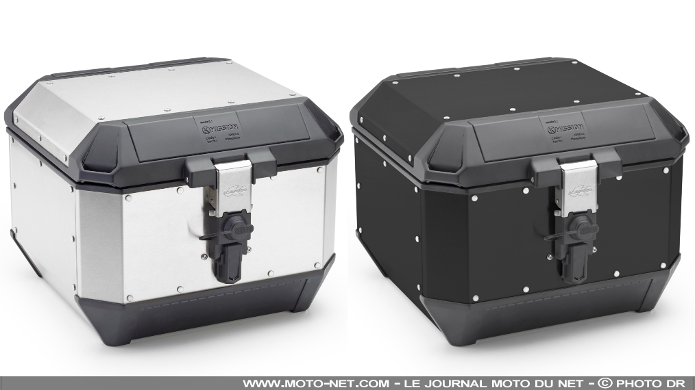 Top case Kappa KMS 44 : aluminium et 44 litres