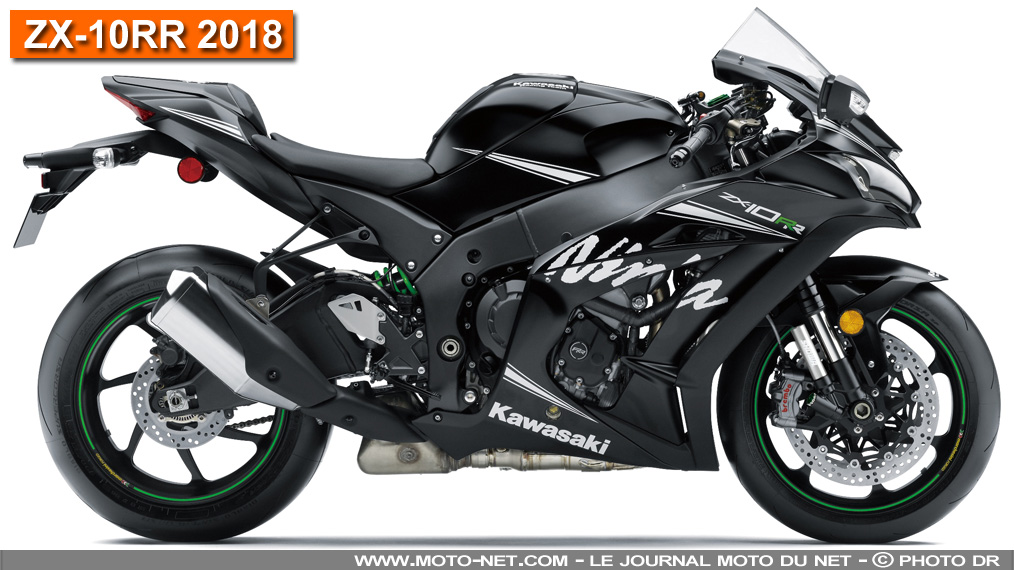 Nouvelle Kawasaki ZX-10RR 2018 : le jeu des 2 différences