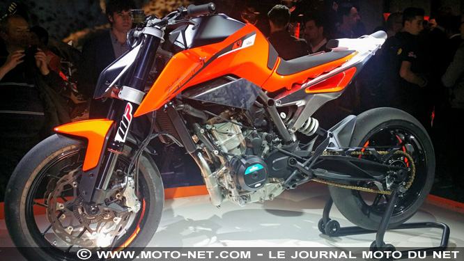 KTM dévoile son prototype de 790 Duke à Milan