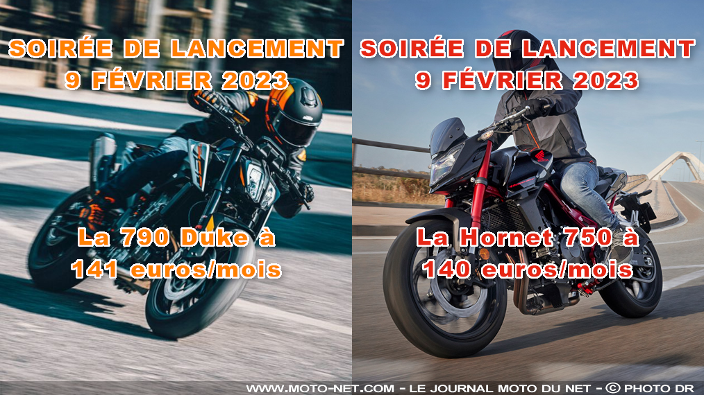 Hornet 750 Vs 790 Duke : Honda et KTM parés au lancement, le même jour !