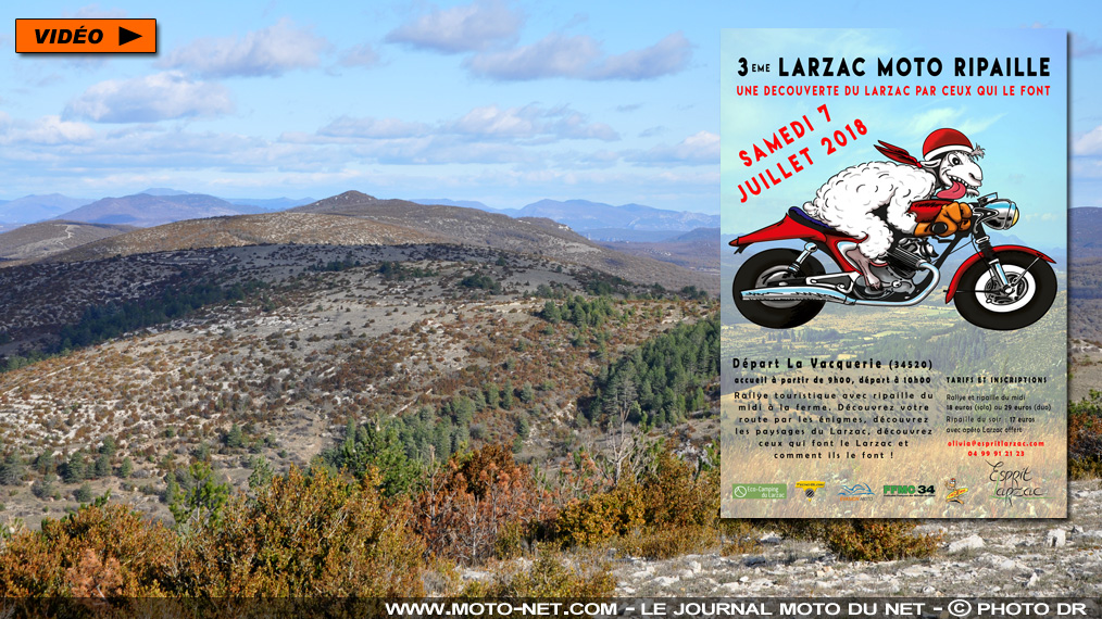 Larzac Moto Ripaille : visite des fermes du Larzac à moto !
