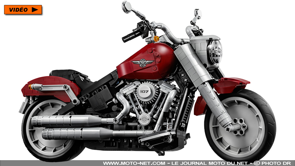 [Vidéos] Harley-Davidson et Lego sortent ensemble de nouvelles Fat Boy