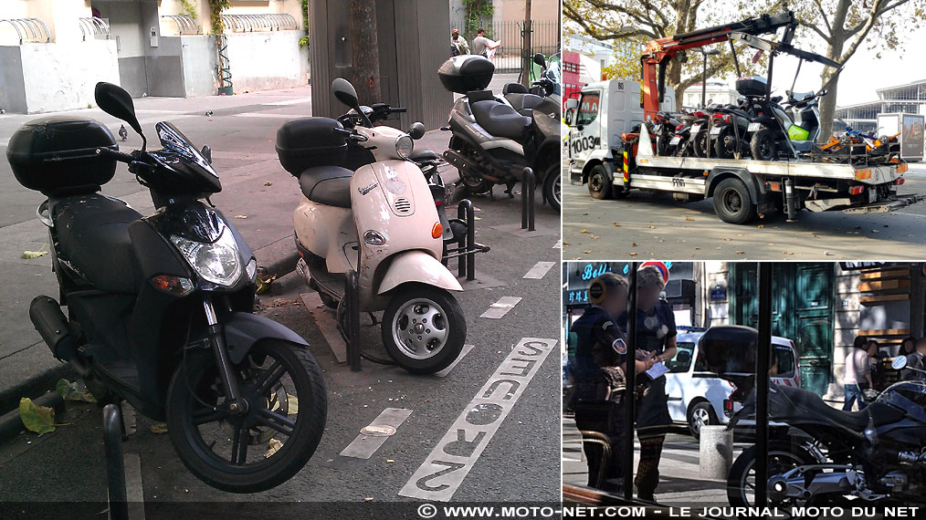 Lille traque les motos en stationnement sur sa grand place