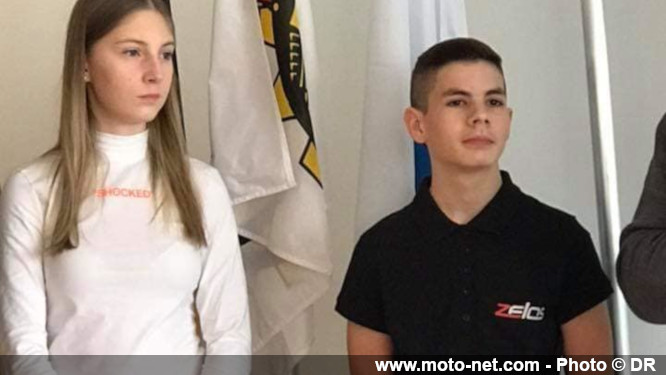 Lorenz Luciano et Amélie Triffet, futures stars du MotoGP ?