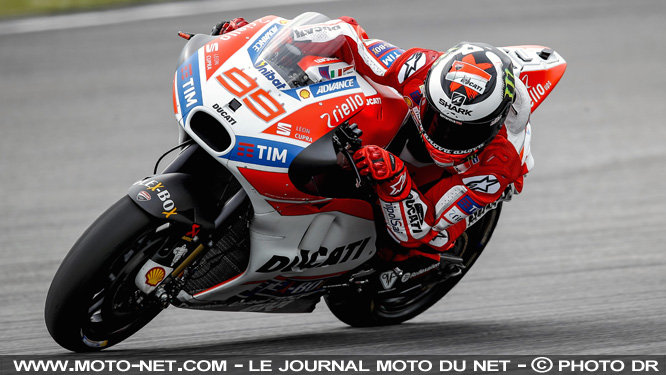 #SepangTest J2 : Lorenzo comprend beaucoup mieux la Ducati