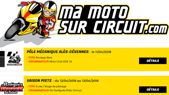 Dunlop lance un nouveau site pour promouvoir les journées sur circuits