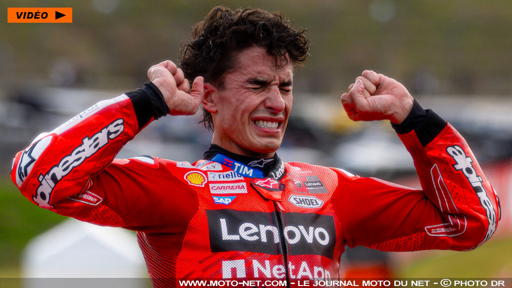 Le retour de Marc Marquez à son plus haut niveau, conté en vidéo 

Marc Marquez revient de loin. Précoce, féroce et véloce, le champion du monde de vitesse moto est tombé sur un ''sacré'' os, en 2020 suite à sa vilaine chute à Jerez. Mais le n°93 n'a rien lâché, excepté son contrat en or chez Honda afin de redémarrer sa carrière sur une Ducati privée. Son pari a fonctionné, comme l'explique ce passionnant documentaire.

