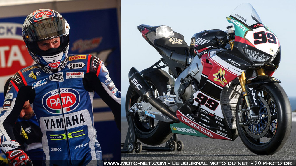 WorldSBK : Marino remplace Jacobsen sur la Honda Triple M